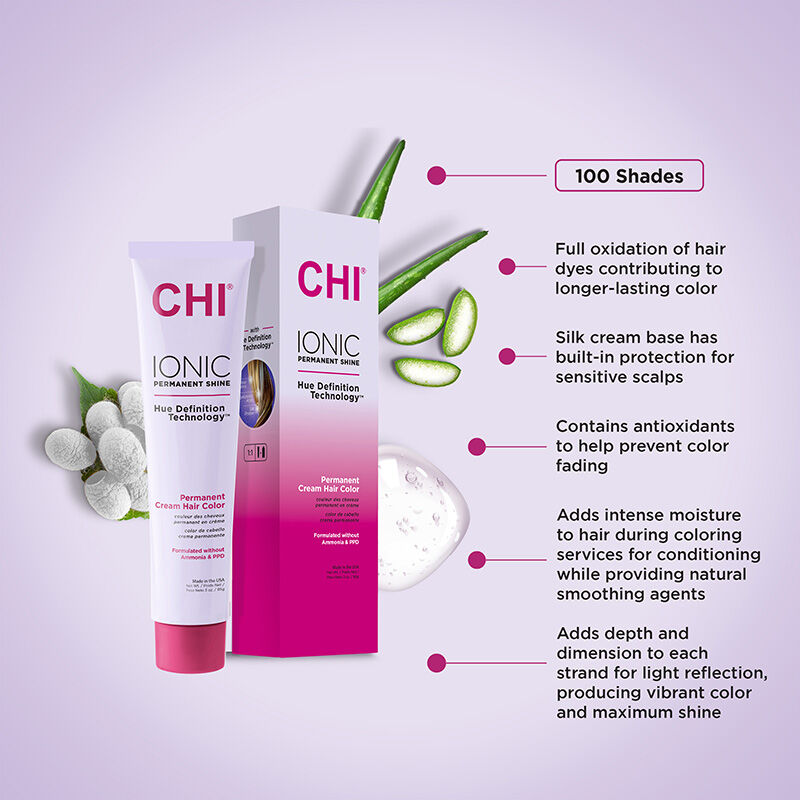 ☆　Chi・Chi様│ クリーム３ &ローション２　エマルジョン２ CHI Ionic Permanent Cream Hair Color - Double Ash Additive